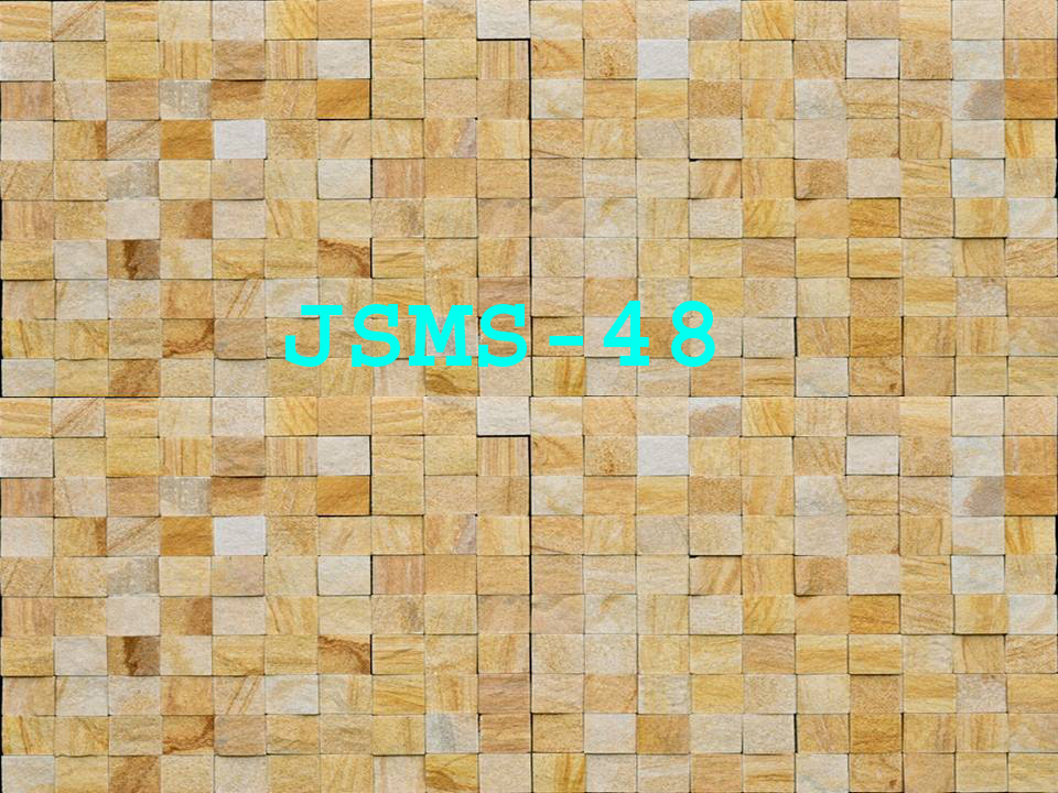Teak Sandstone Mosaic Tiles for interior and Exterior wall